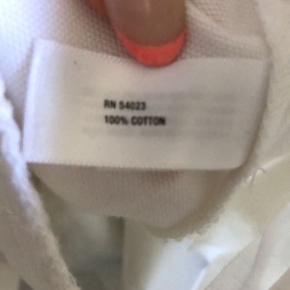 NWT Gap flat front  clean front White cotton canvas shorts size 8 - Picture 7 of 7